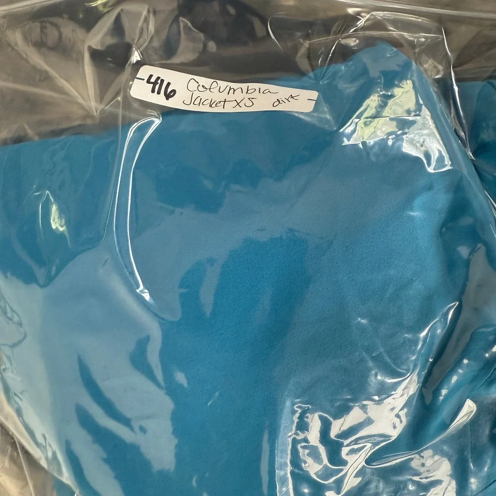 Columbia Omniheat Titanium Ski Jacket Youth XS‎ Blue Hooded Waterproof Snow